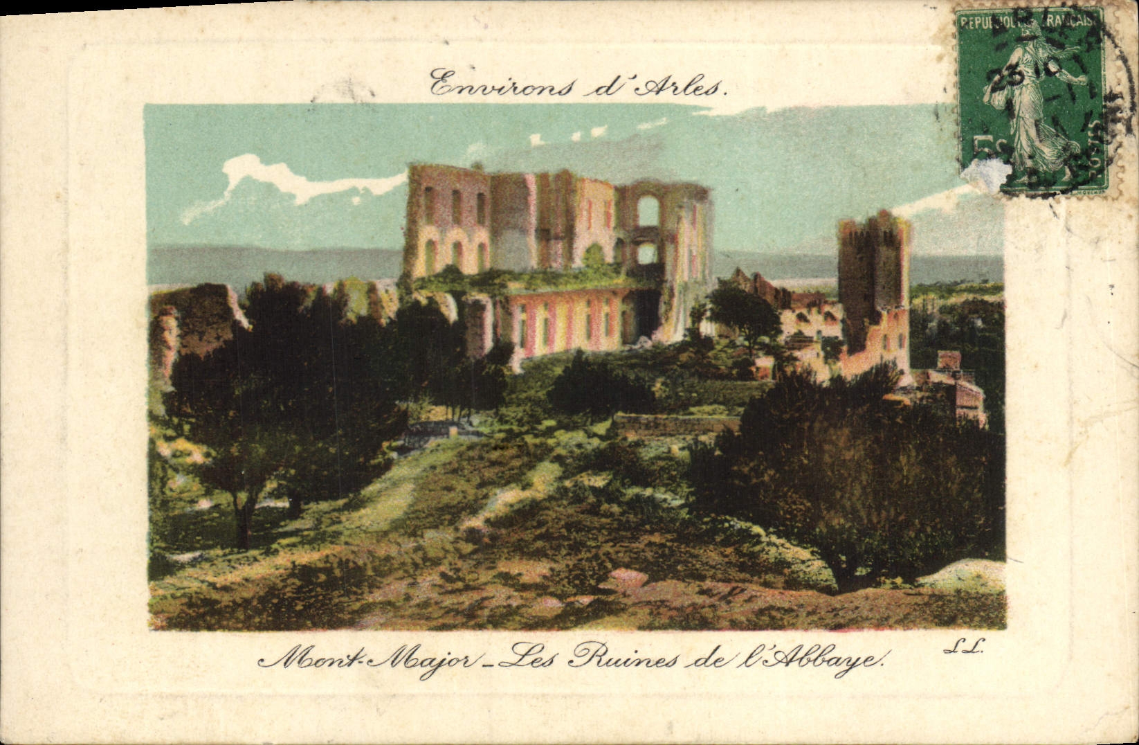 Mont-Major — Les Ruines de l'Abbaye — Environs d'Arles — PEPUL JOL RAYLAIS