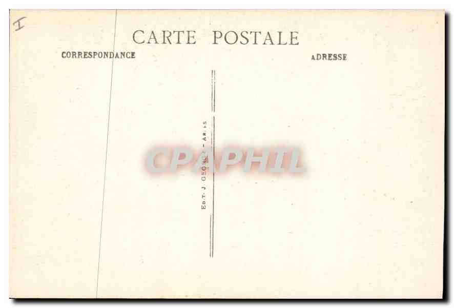 CPA Montmajor Chapelle Notre Dame la Vlanche XIV siecle  — Rückseite
