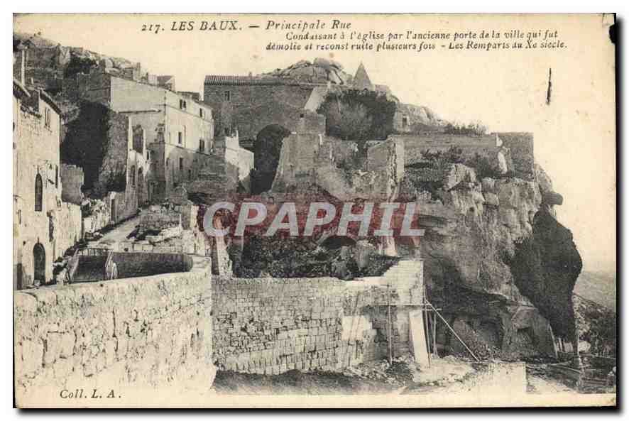 Les Baux — Principale Rue — Coll. L.A. n°217