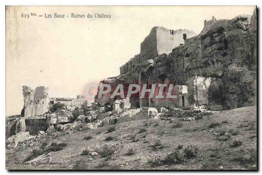 CPA Les Baux Ruines du Chateau 