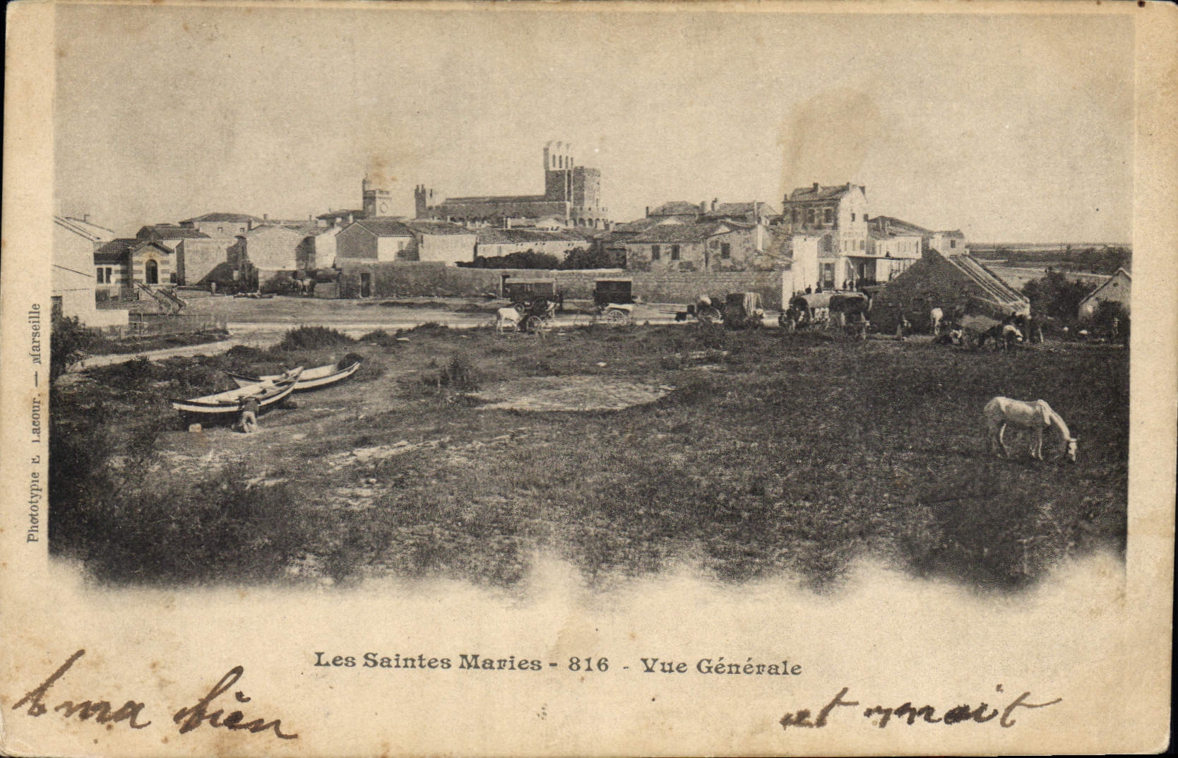CPA Les Saintes Maries Vue generale 