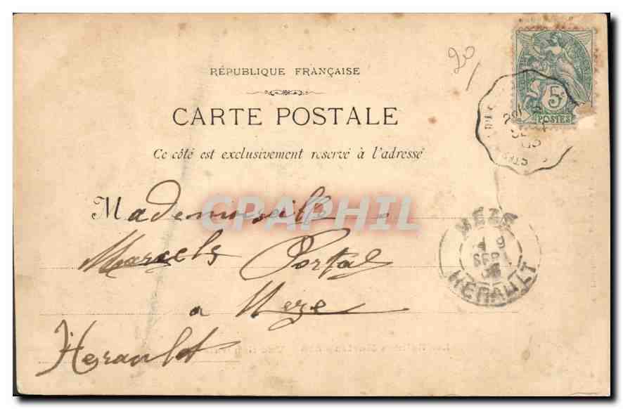 CPA Les Saintes Maries Vue generale  — Rückseite