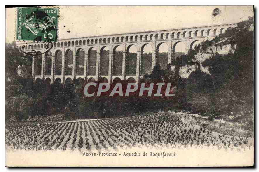 CPA Aix en Provence Aqueduc de Roquefavour 