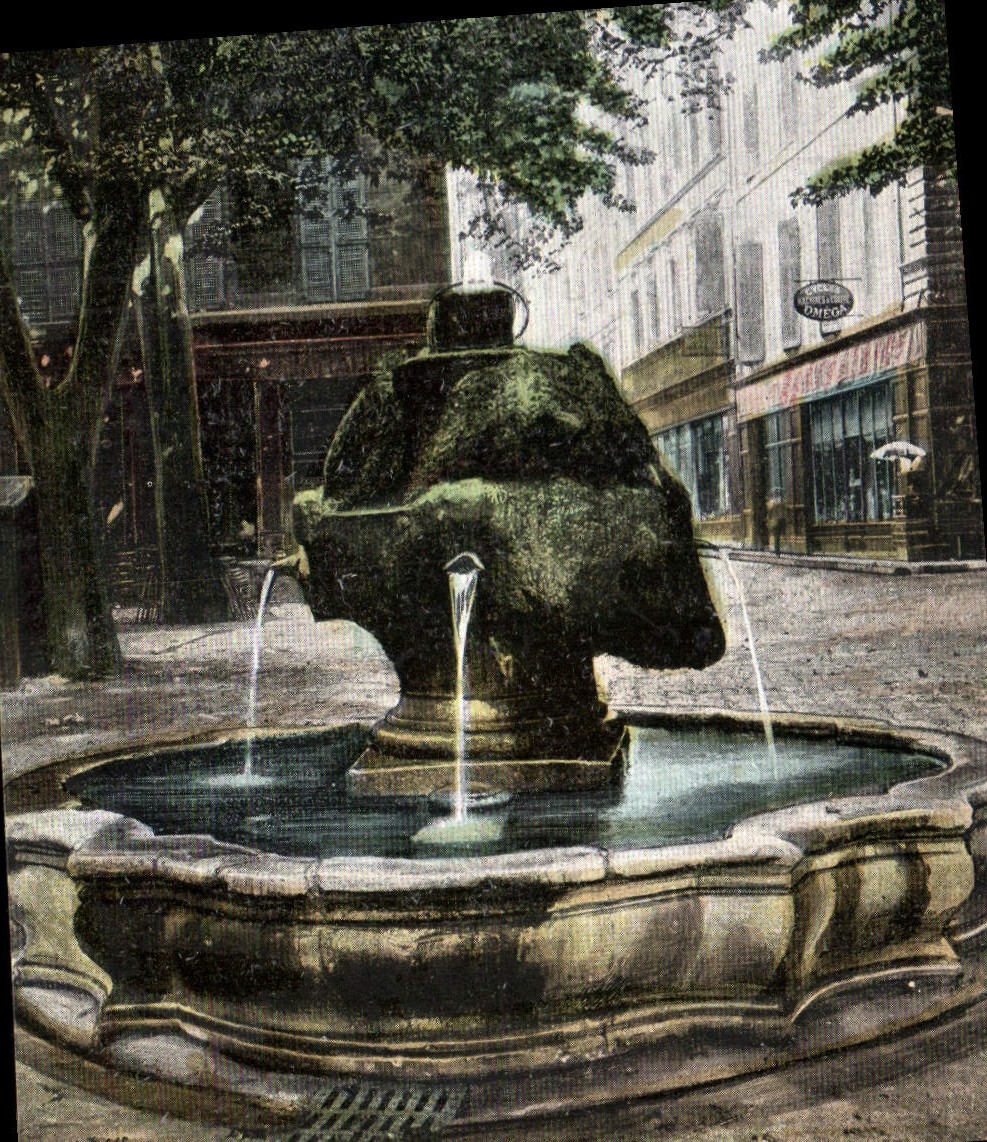Fontaine de la Place de la République — Paris — éditée par la Société des Cartes Postales