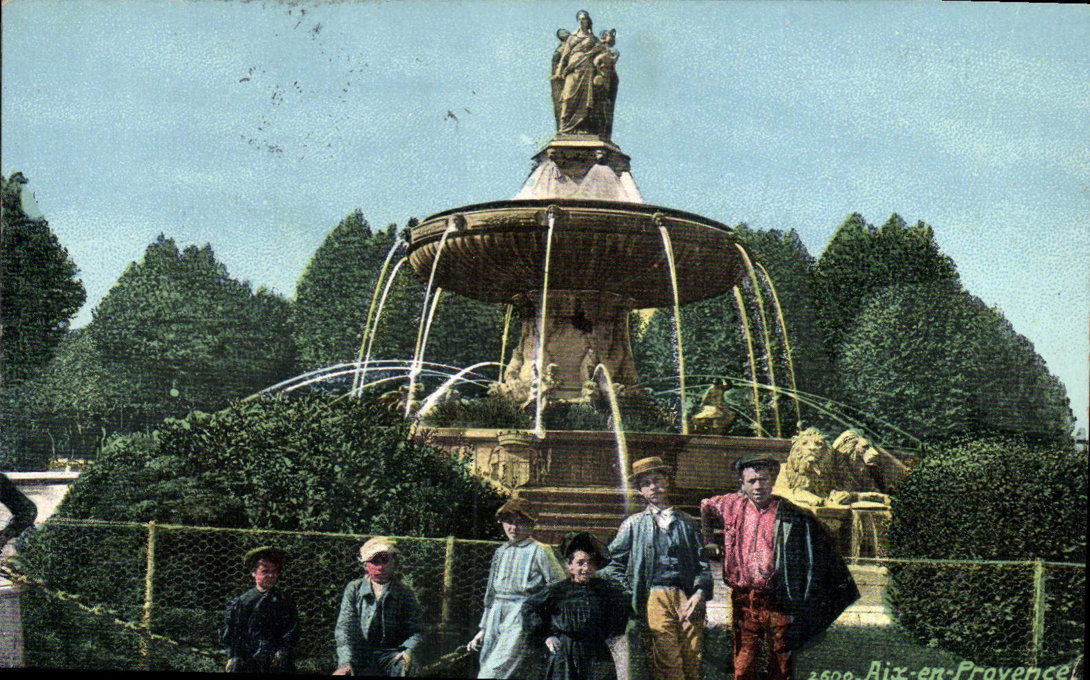 Fontaine de la Place de la République — Aix-en-Provence — éditeur anonyme, n° 2608
