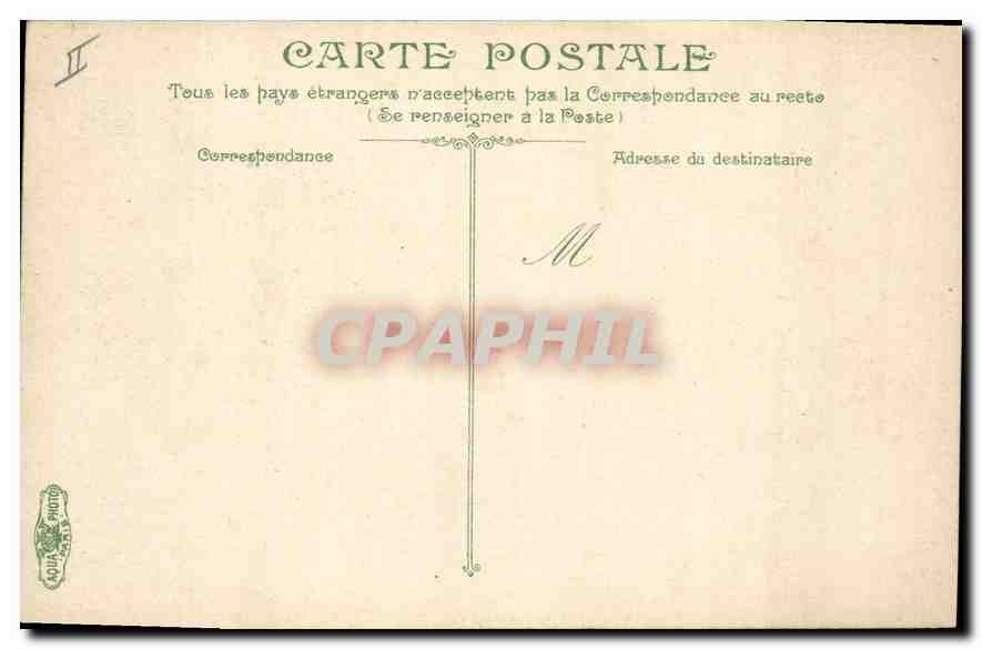 CPA Aix en Provence palais de justice  — Rückseite
