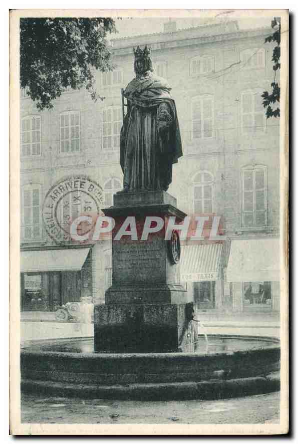 Aix-en-Provence — Statue des Königs René — veröffentlicht von der Stadt Aix-en-Provence