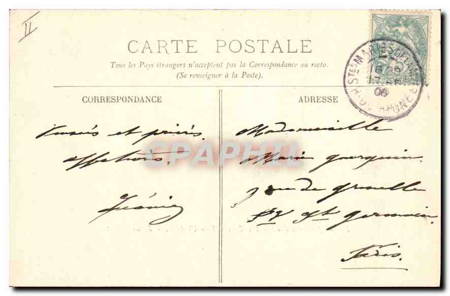 Arrivées des Saintes-Maries, l'an 45 de N.-S. Jésus-Christ — Édition Marcheteau - Arles, n°55 — Back