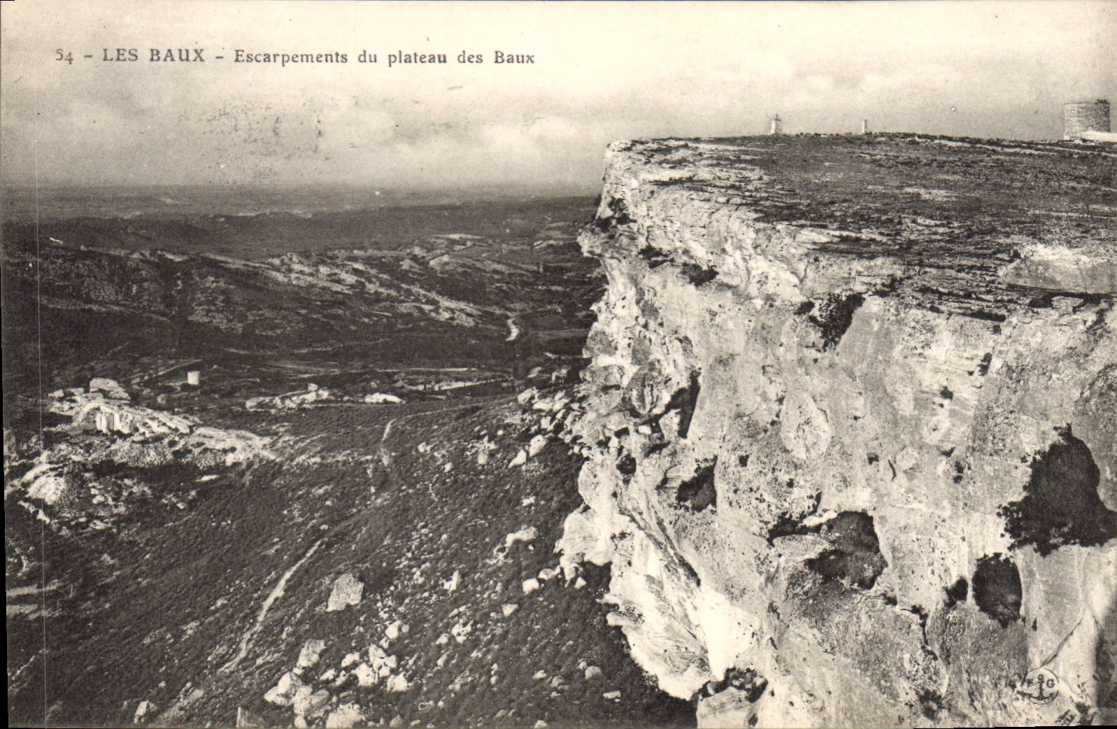 Les Baux - Escarpements du plateau des Baux — n°54