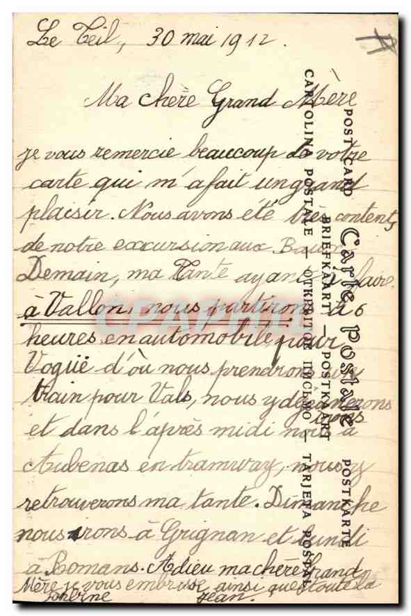 CPA Environs d'ARLES L'Arc et le Mausolee de Saint Remi  — Rückseite