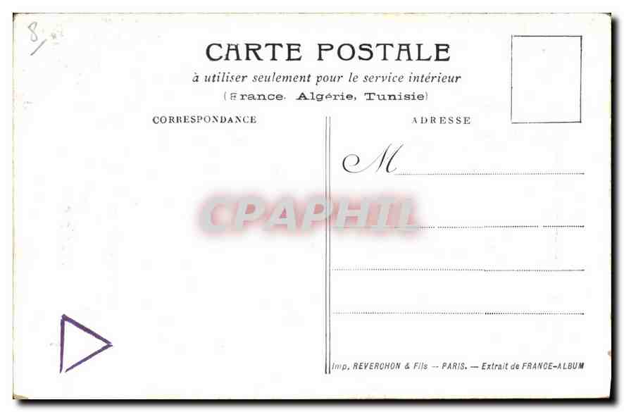 CPA Montmajour Interieur du Cloitre  — Verso