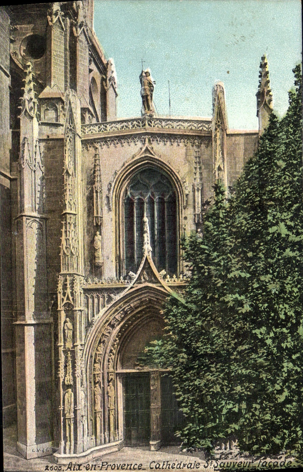 Aix-en-Provence — Kathedrale Saint-Sauveur, Fassade — Verlag L.V.16