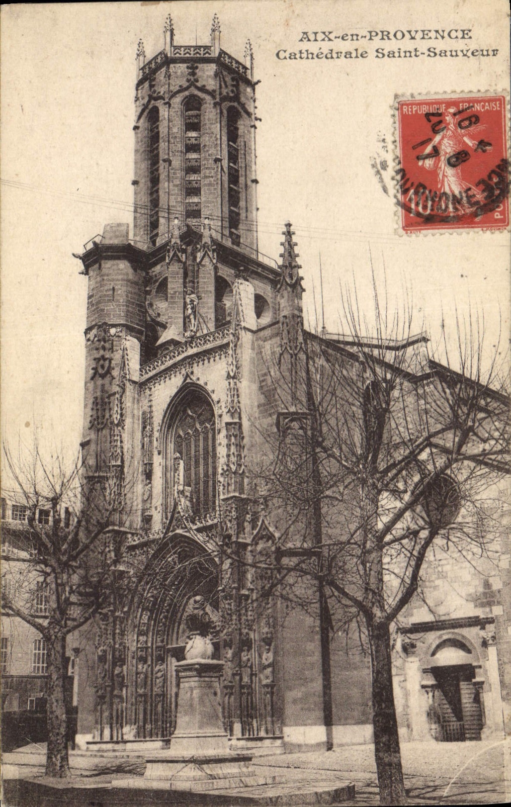 Aix-en-Provence — Cathedral of Saint-Sauveur — unknown publisher, series number not visible