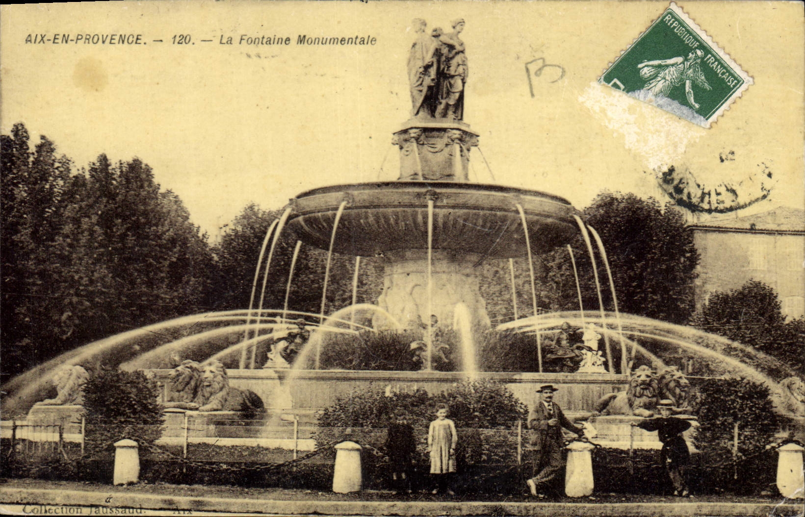 Aix-en-Provence — La Fontaine Monumentale — Collection Faussaud, n°120
