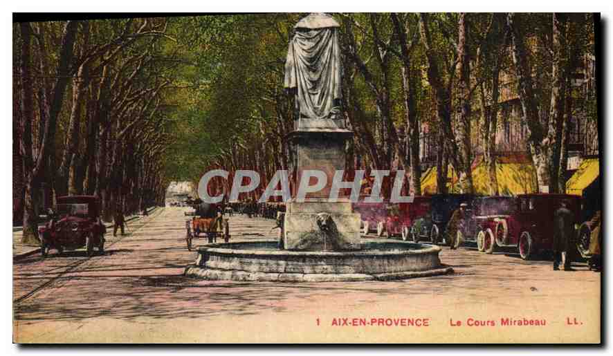 Aix-en-Provence — Le Cours Mirabeau — LL.