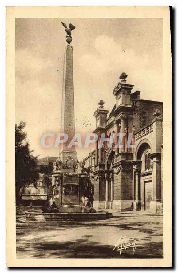 Aix-en-Provence — Église de la Madeleine et Fontaine des Prêcheurs — A. Jégaut