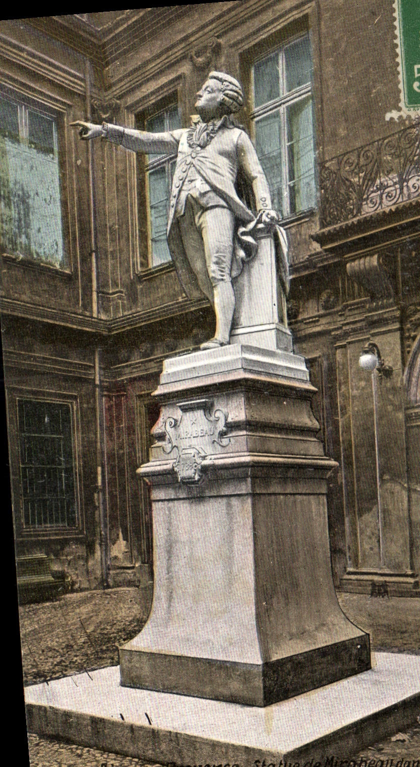 Statue de Mirabeau — Paris — éditée par J. B. G. & Cie
