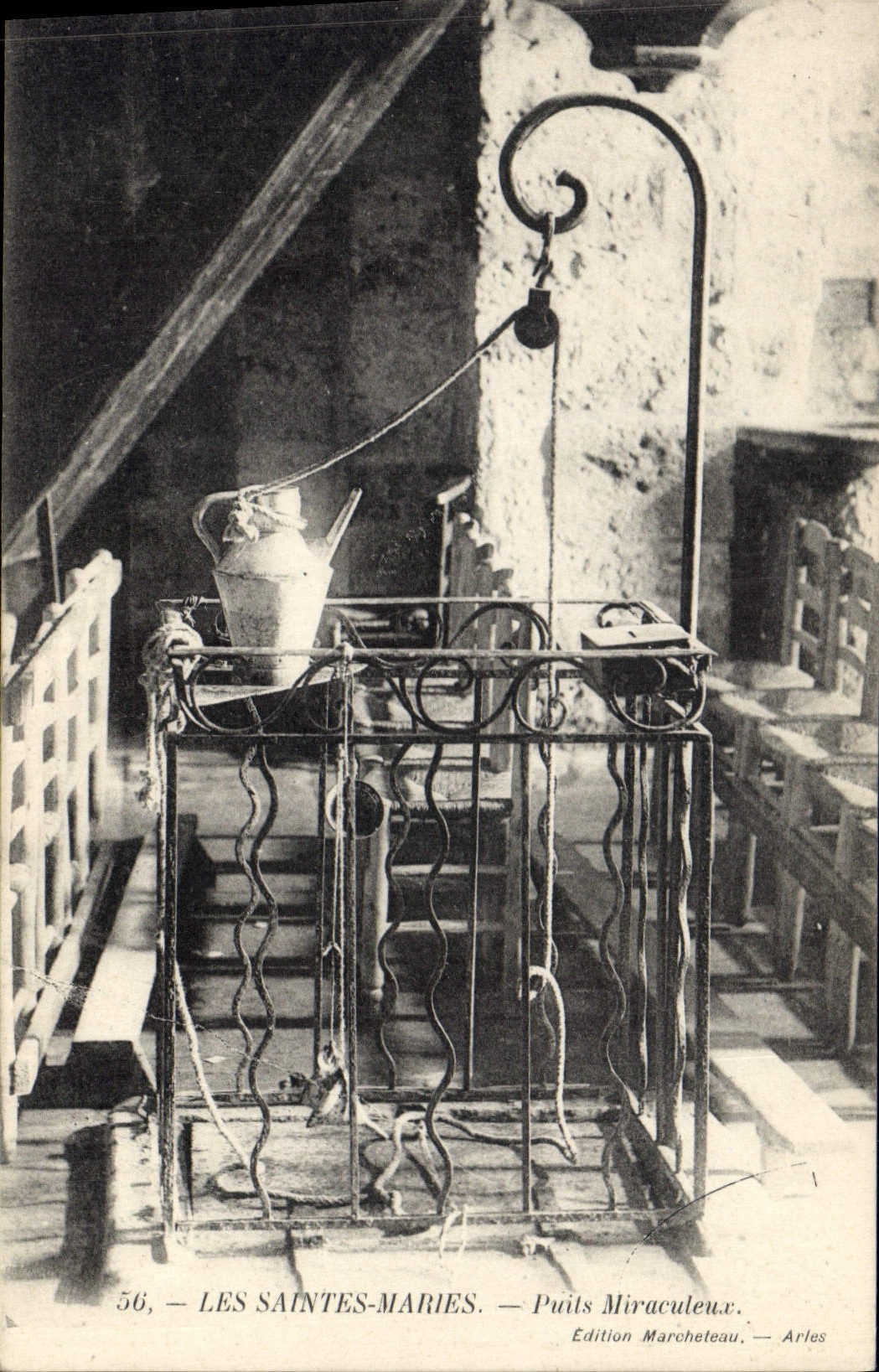 Les Saintes-Maries — Pozo Milagroso — Edición Marcheteau, Arles