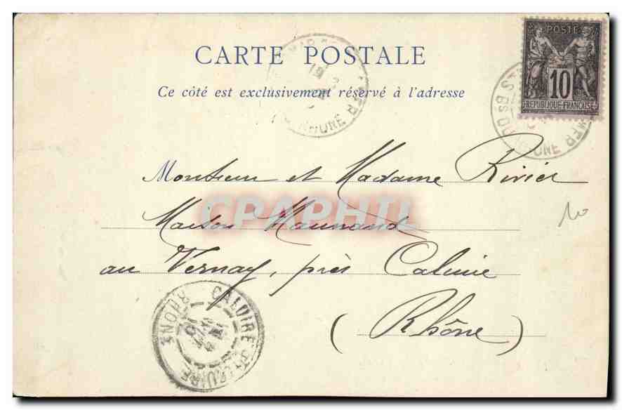 CPA Les Saintes Maries de la Mer Abside de l'Eglise  — Rückseite