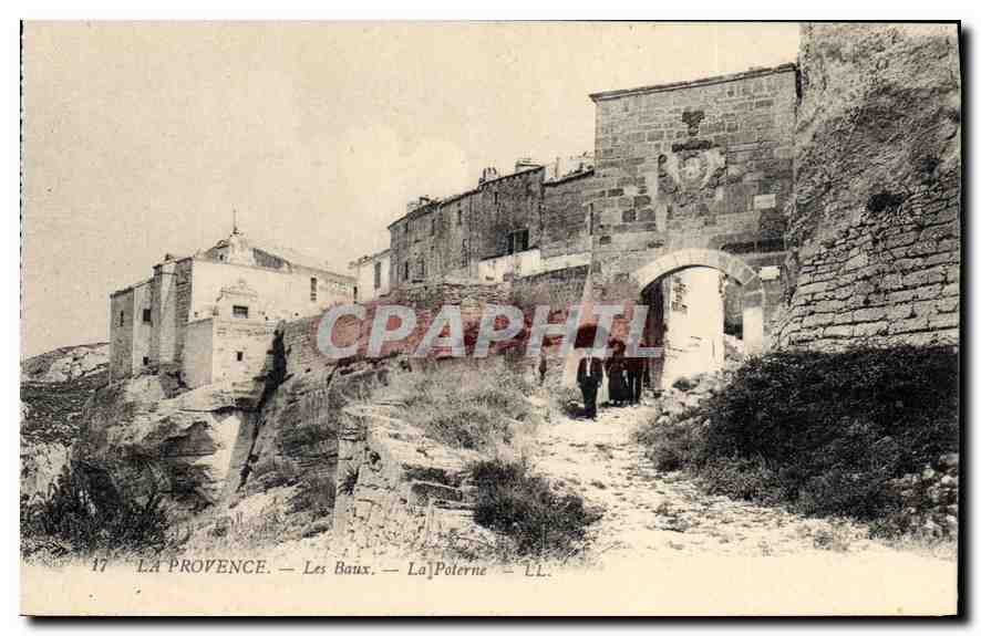 CPA La Provence les Baux la Poterne 
