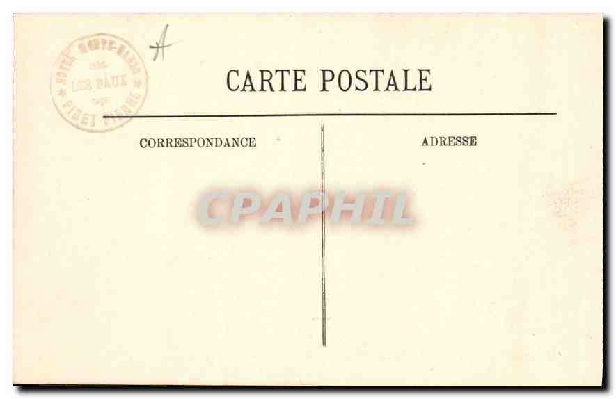 CPA La Provence les Baux la Poterne  — Rückseite