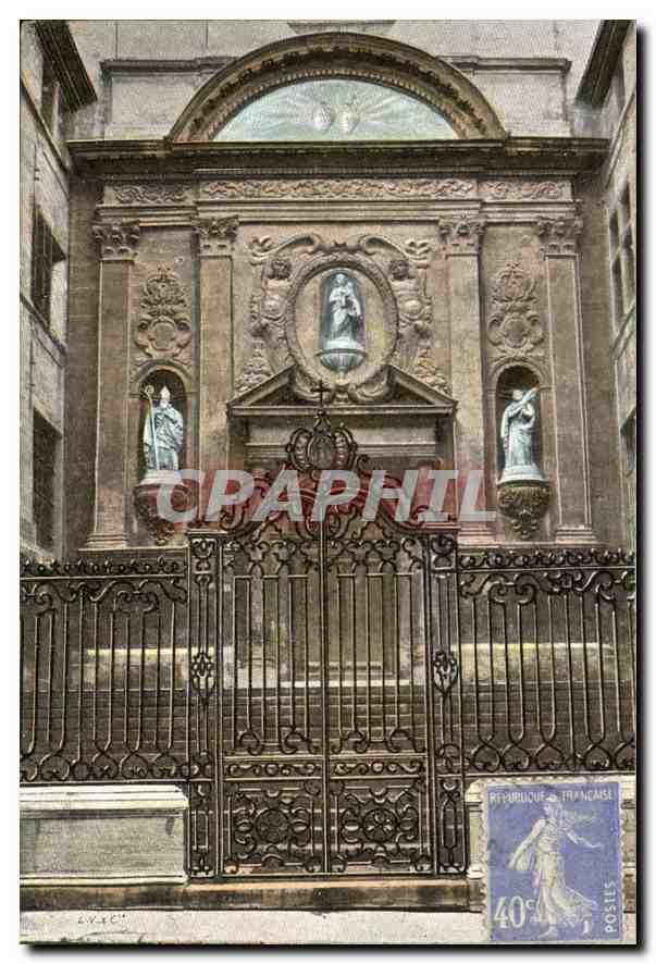 Portal der Kirche Sainte-Marie-Majeure — Paris — Verlag C. L. S. C. Nr. 207