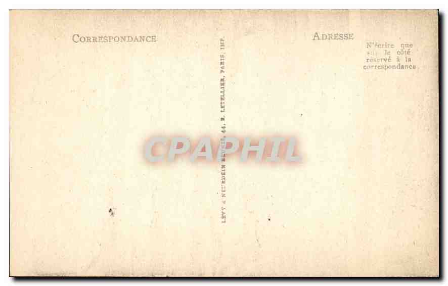 CPA Aix en Provence hotel de Simiane de Lacepede rue Chastel  — Rückseite