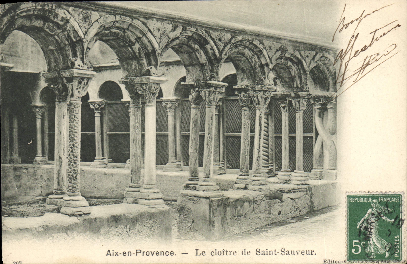 Aix-en-Provence — Der Cloister von Saint-Sauveur — französische Verlage, Nr. 902