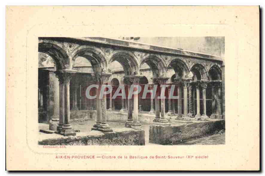 Aix-en-Provence — Kloster der Basilika Saint-Sauveur (11. Jahrhundert) — Germanat, Verlag
