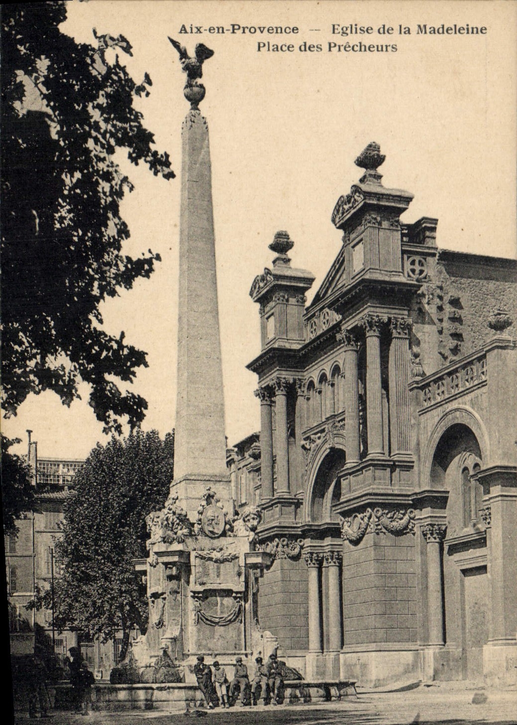 Aix-en-Provence — Église de la Madeleine — Place des Précheurs