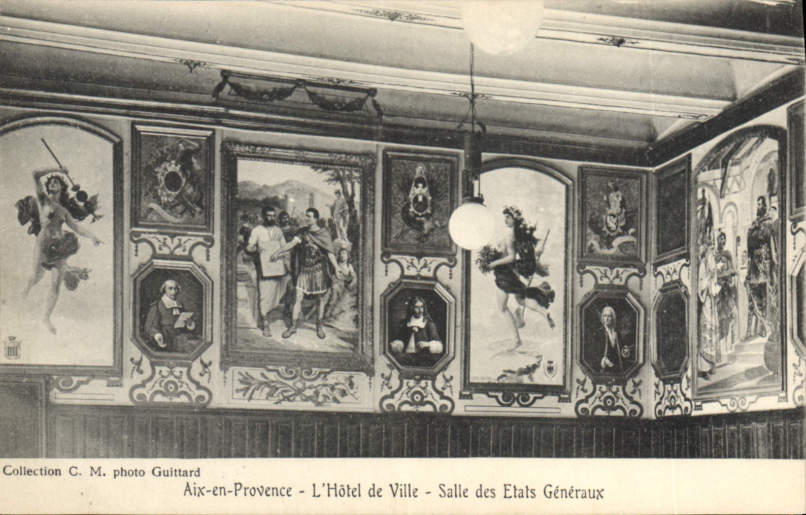 Aix-en-Provence - L'Hôtel de Ville - Salle des États Généraux — Collection C. M. photo Guittard