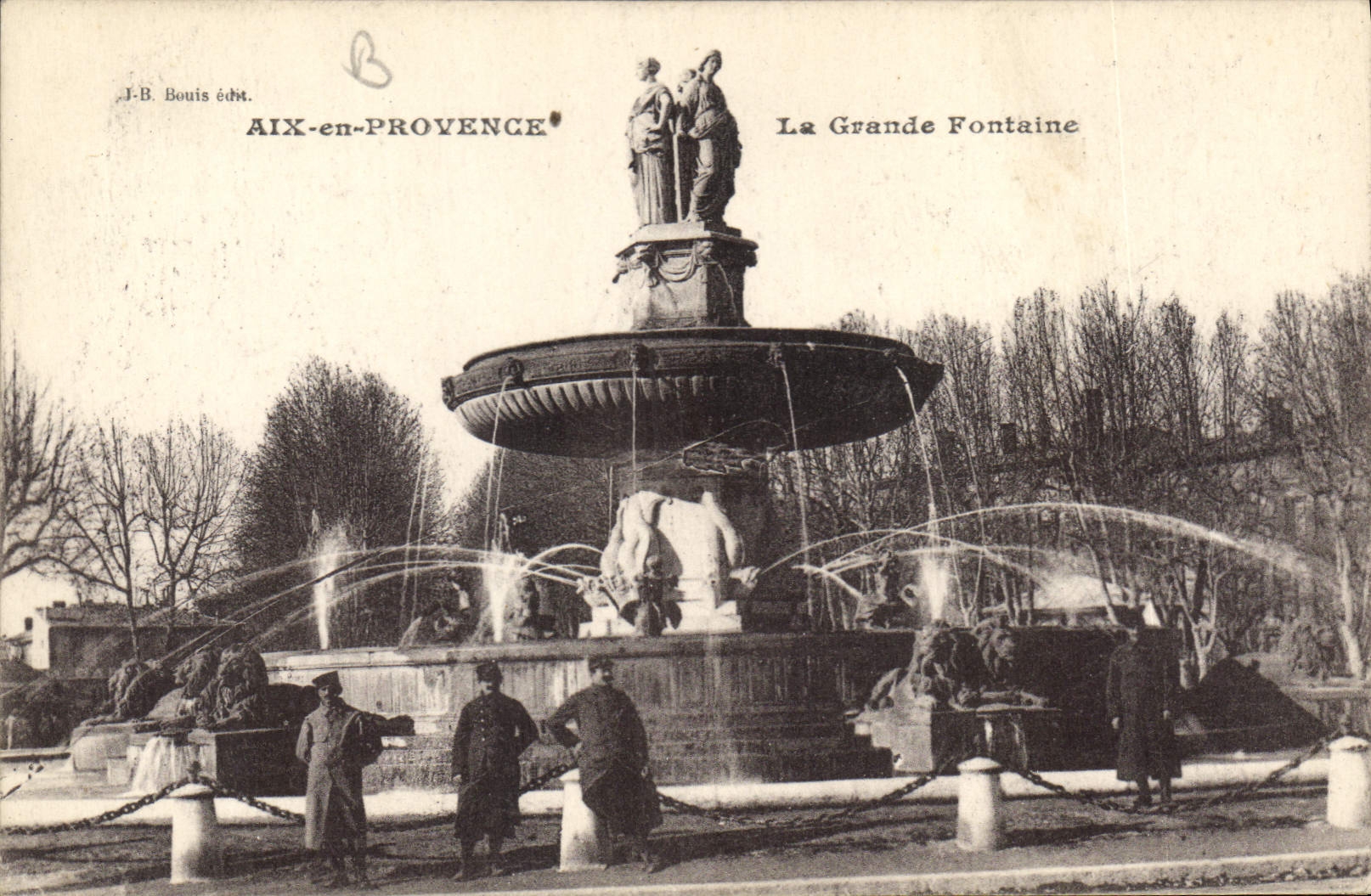 Aix-en-Provence — Die Große Fontäne — Verlag J.-B. Bouis