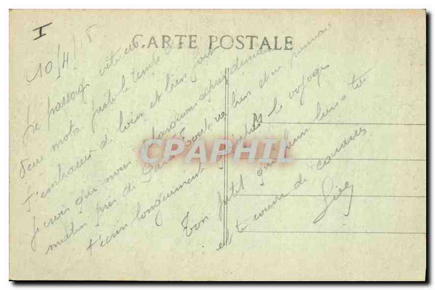 Aix-en-Provence — Die Große Fontäne — Verlag J.-B. Bouis — Rückseite