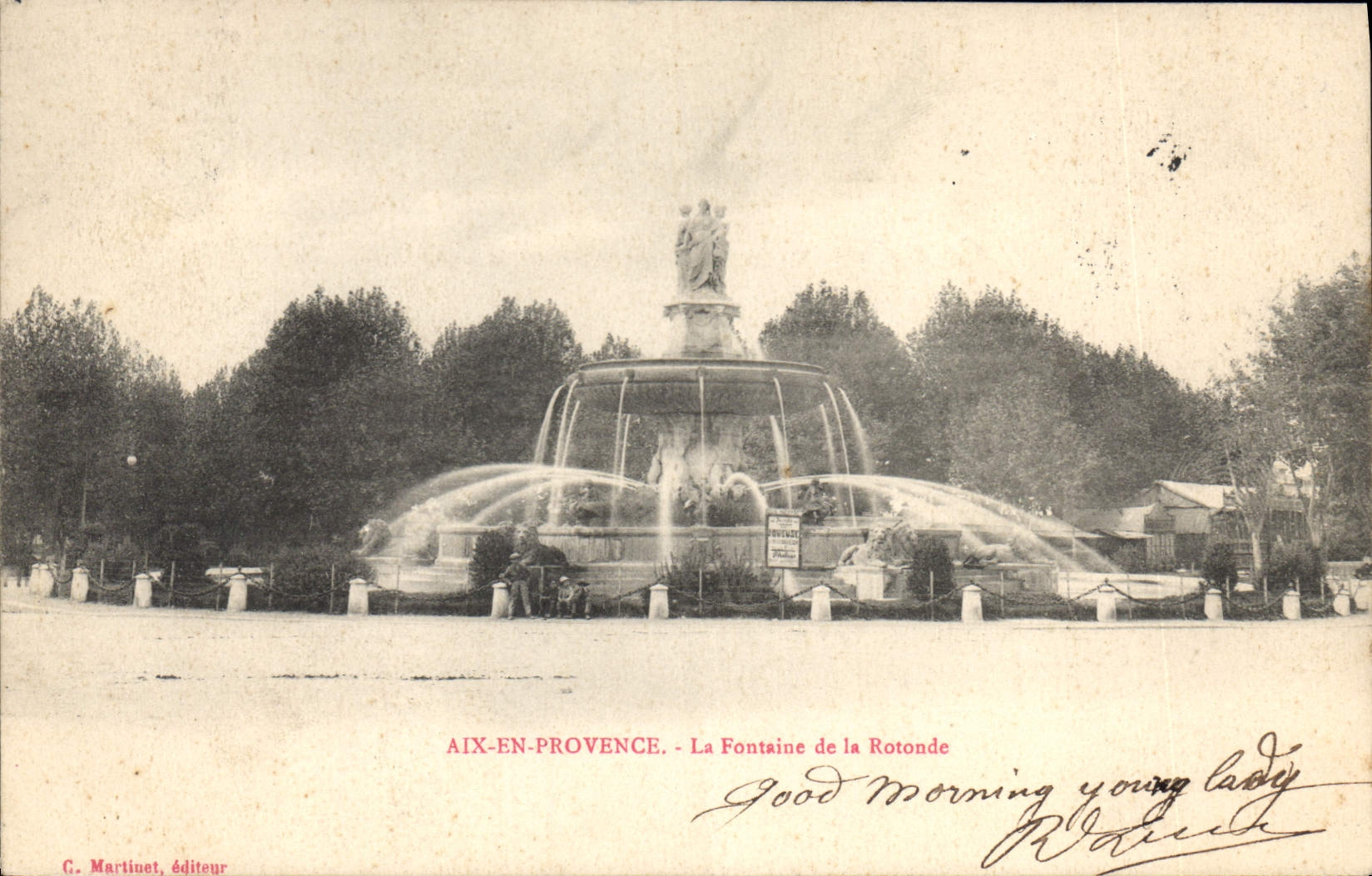 Aix-en-Provence — La Fontaine de la Rotonde — C. Martinet, éditeur