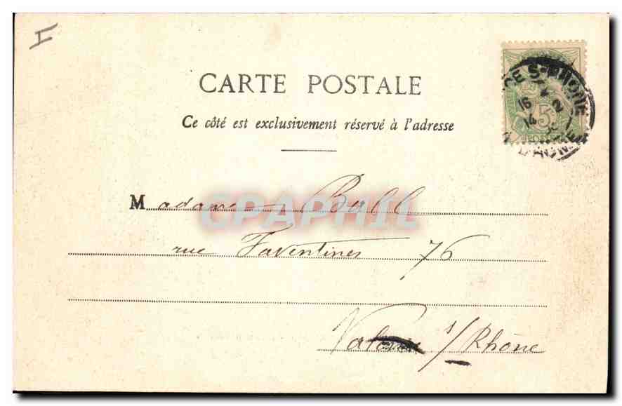 Aix-en-Provence — La Fontaine de la Rotonde — C. Martinet, éditeur — Verso