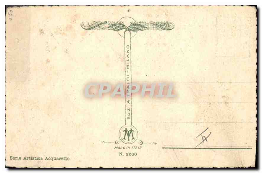 CPA Fantaisie Paysage  — Rückseite