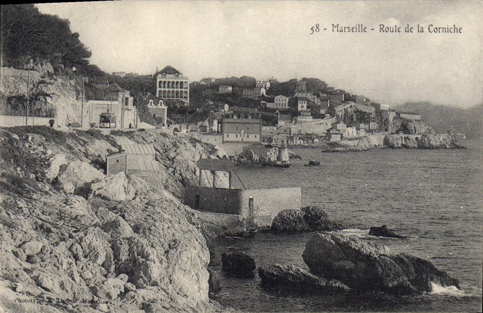 CPA Marseille Route de la Corniche 
