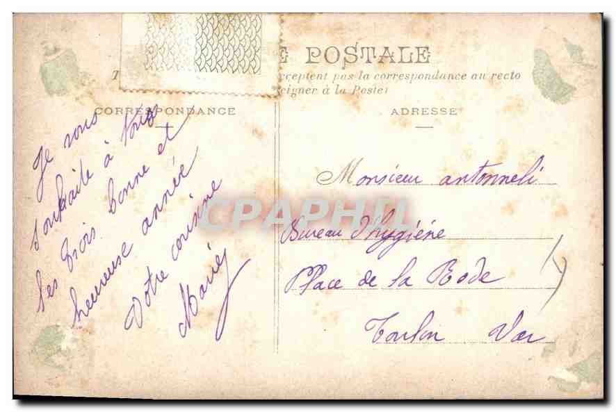 Marseille — Bonne Année — éditeur R.P. Maquet — Reverso