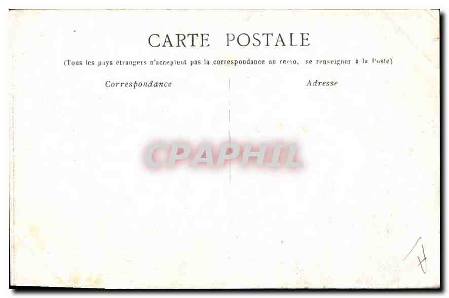 CPA Marseille Victor Gelu Droguerie — Verso