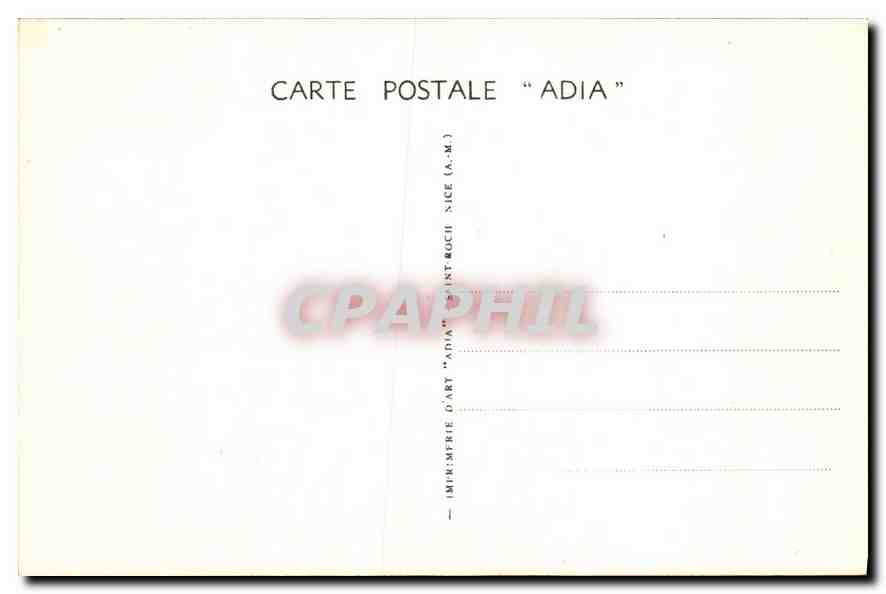 CPA Marseille Quartier du Prophete  — Rückseite