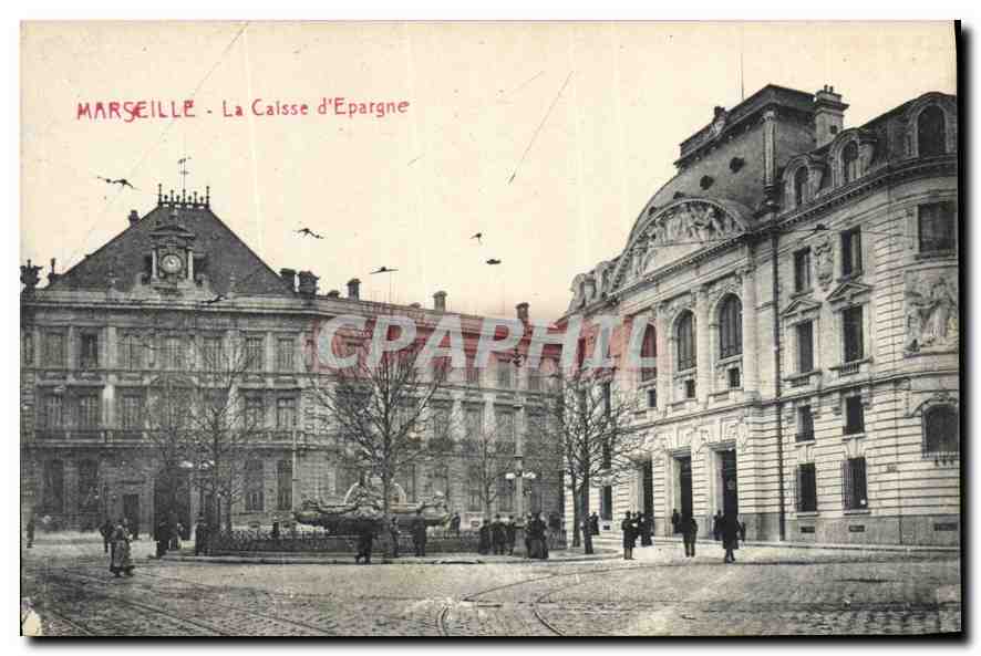 CPA Marseille la caisse d'Epargne 