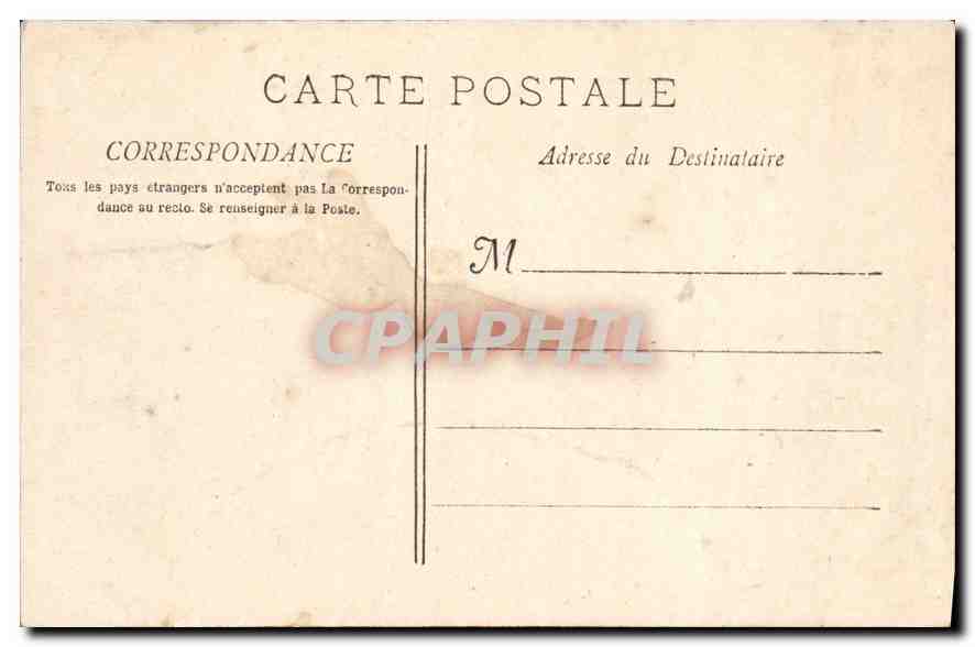 CPA Marseille la Rue Noailles  — Rückseite