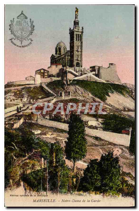 CPA Marseille Notre Dame de la Garde 