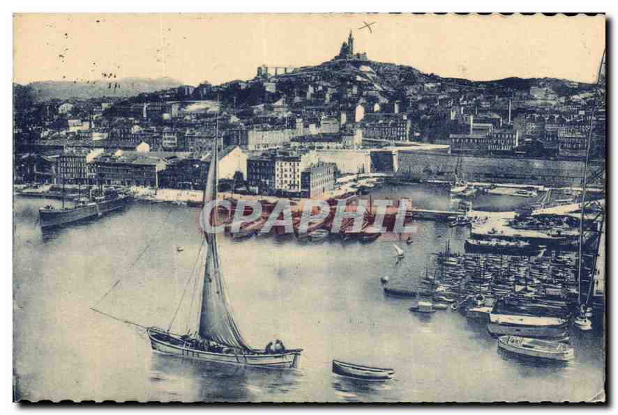 Port de Marseille — Bassin de Carénage et N.-D. de la Garde — éditeur inconnu
