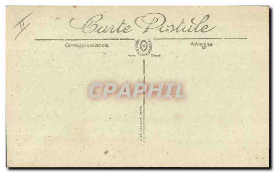 CPA Marseille Ascenseurs de N D de la Garde  — Rückseite