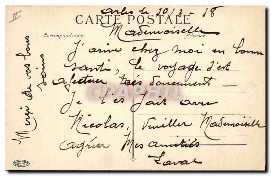 Arles — Les Arènes (course de taureaux) — Éditeur non identifié, n° de série non visible — Reverso