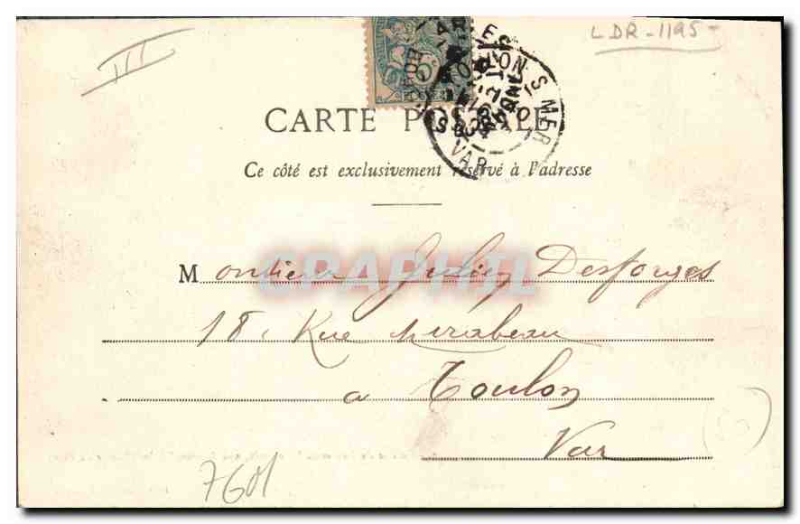 Course de Taureaux Espagnole — aux Arènes d'Arles (Suerte de Pica) — Phot. Blanchin, Tarascon — Verso