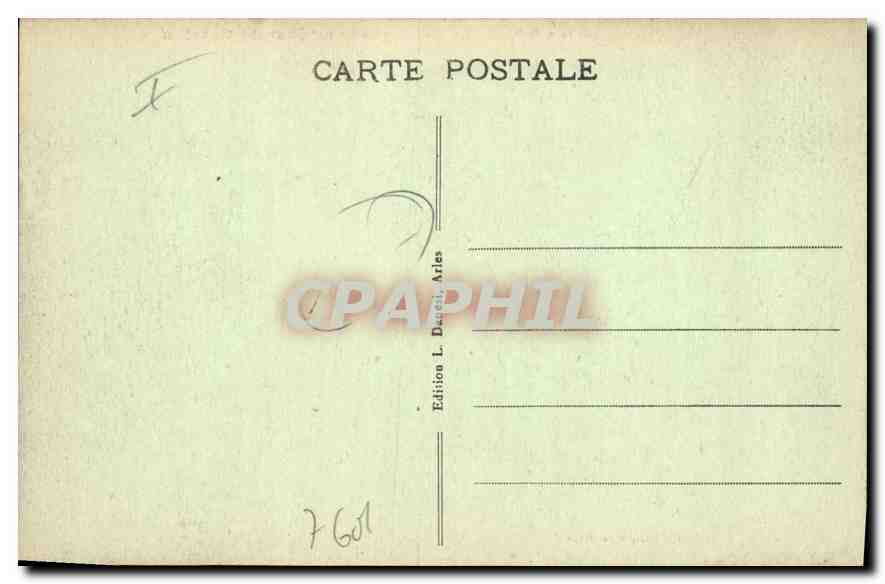 Arles - Les Arènes un jour de Corrida — Collection d'Art Magali, n° 99 — Verso