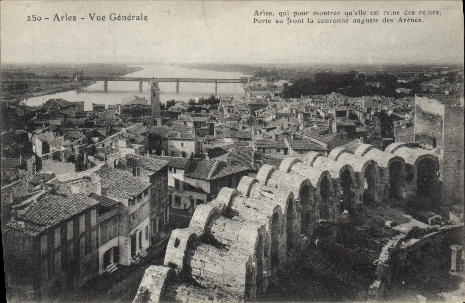 Arles — Vue Générale — Éditeur inconnu, n° 250