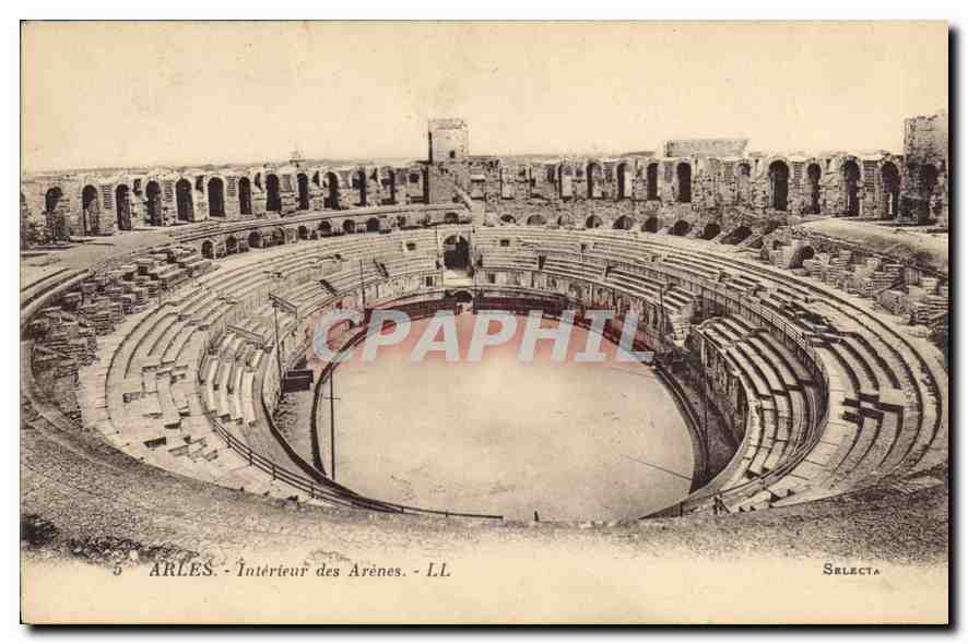 Arles — Intérieur des Arènes — Selecta, n°5